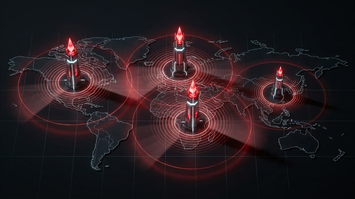Search engine DMCA coverage map — copyright removal requests filed separately with Google, Bing, Yandex, and Brave, with DuckDuckGo inheriting Bing's index